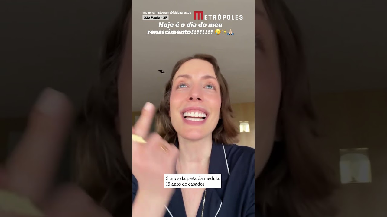 Fabiana Justus comemora 2 anos da "pega" da medula: "Renascimento"
