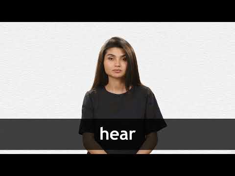 How to pronounce HEAR in American English