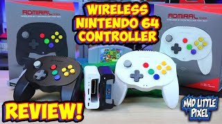Wireless Bluetooth Nintendo 64 Controller! Hyperkin Admiral Review! Back Up Saves & More!