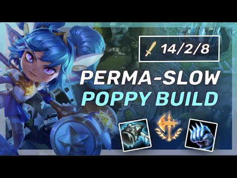 This PERMA-SLOW Poppy build is Too COLD! - League Of Legends