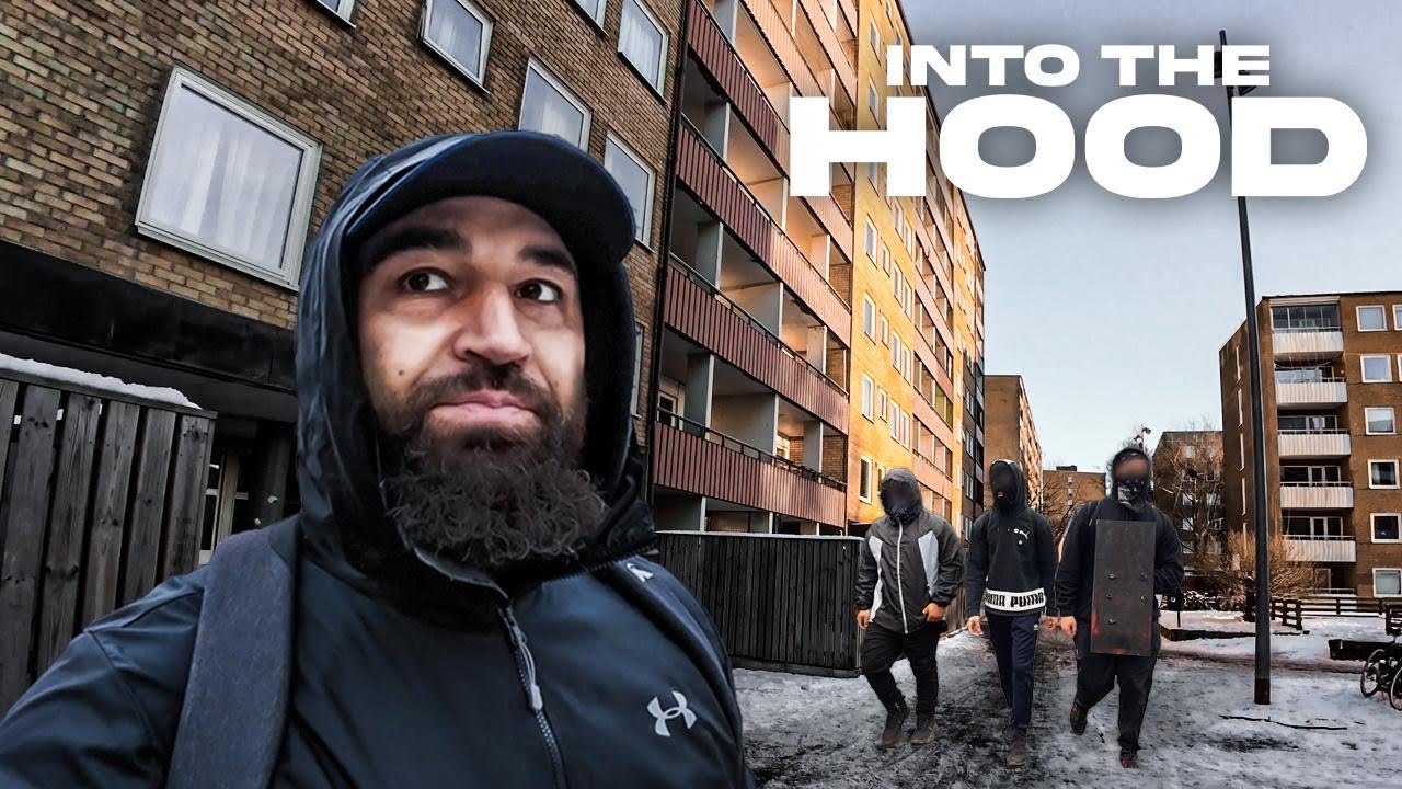 Inside “Europe’s GUN CRIME Capital”  - A Walk-through Rosengard, Sweden 🇸🇪 - Into the Hood