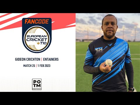 POTM: G.Crichton - ETR vs PIR | Highlights | FanCode ECT10 Gibraltar | Gibraltar 2023 | ECT23.025