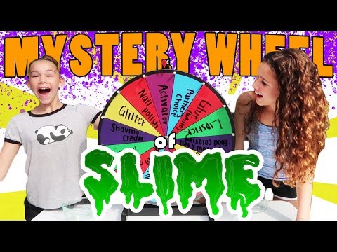 Mystery Wheel Of Slime Challenge!!!
