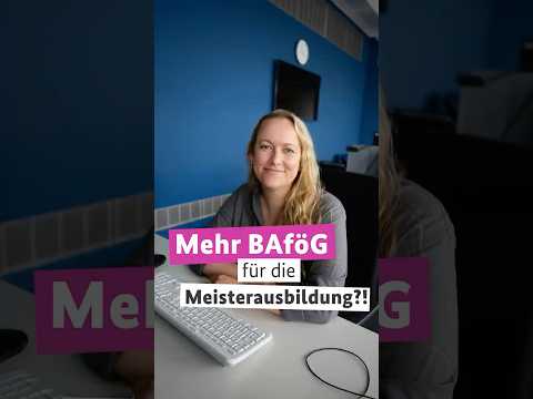 Video Thumbnail: Mehr BAföG für für die Meisterausbildung?!