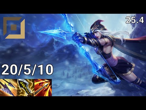 Ashe ADC vs Jinx - EUW Master | Patch 25.4