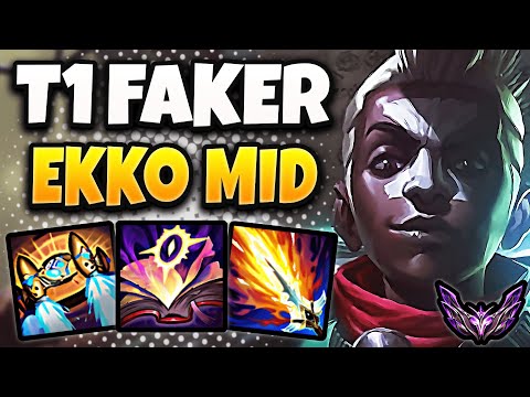 T1 Faker Ekko vs Zoe [ MID ] Korea Master Patch 25.6 ✅