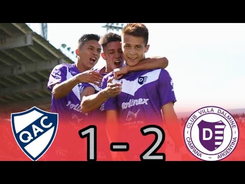 Primera Nacional : QUILMES 1 - 2 VILLA DÁLMINE | (Los Goles)