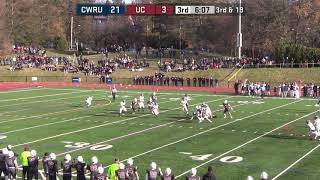 Football Highlights: Union College vs Case Western Reserve (Nov. 23, 2019)