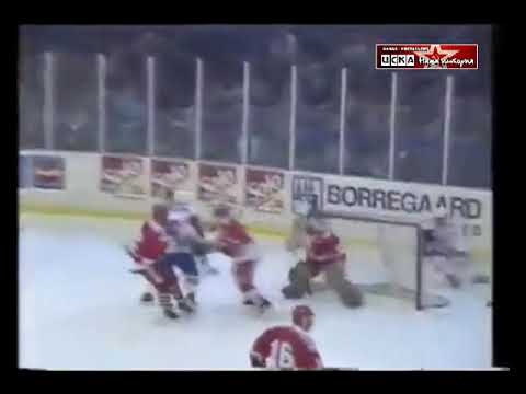 1990 Norway - USSR (national team of clubs) 1-5 Friendly ice hockey match