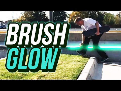 FCPX Brush Glare Scribble Glow Effect Blotter Tutorial - Also, a skateboard tail slide.