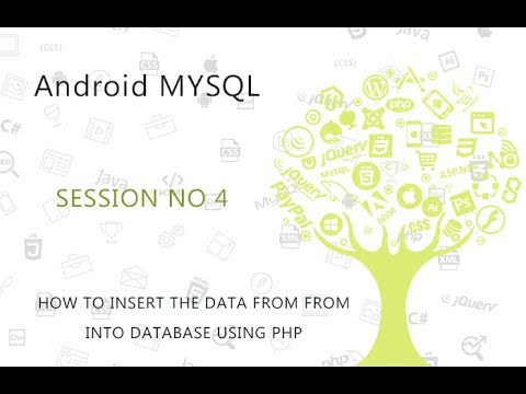 Android MySQL Database Tutorial 4   How to insert the data in the Online Database    YouTube