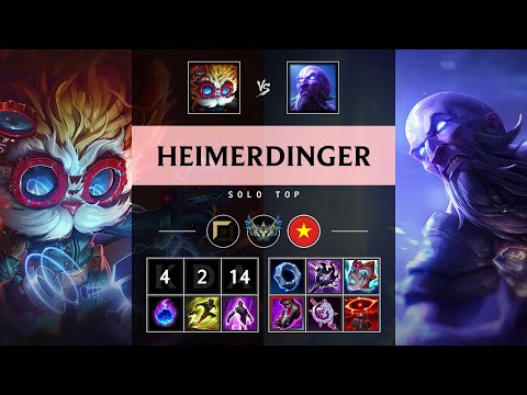 Heimerdinger Top vs Ryze - VN Challenger Patch 25.19