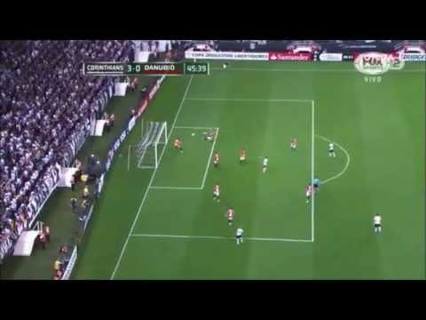 Corinthians 4 - 0 Danubio Copa Libertadores 2015