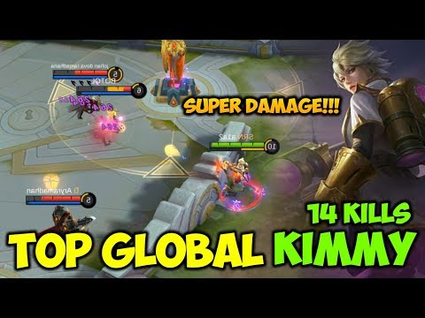 Top Global Kimmy 90% Winrate Fast Farm and EZ 14 Kill Mobile Legends Rank 1 Kimmy
