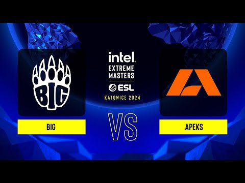 BIG vs. Apeks - Map 1 [Inferno] - IEM Katowice 2024 - Play-in