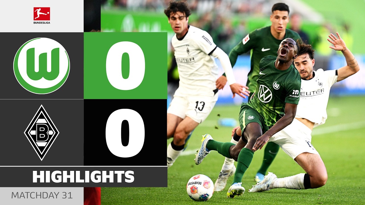 VFL WOLFSBURG - BORUSSIA M'GLADBACH | Highlights | Matchday 31 – Bundesliga 2025/26