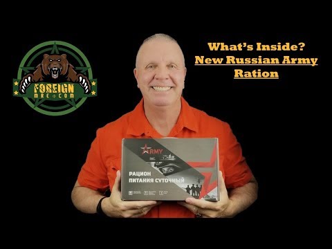 What's Inside: New Russian Army IRP MRE