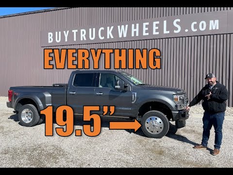 19.5" Direct Bolt-On Wheels On Our 1-Ton Dually
