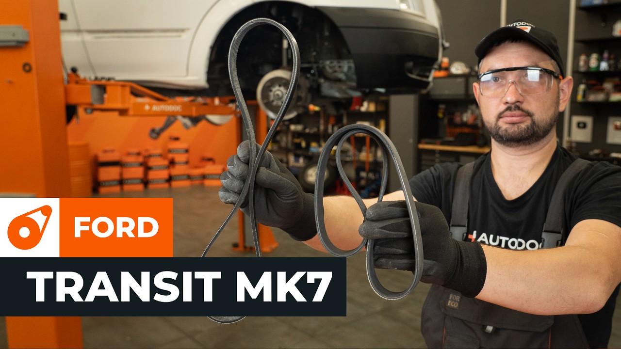 Jak vyměnit drážkový řemen na autě Ford Transit Mk7 van – návod na výměnu