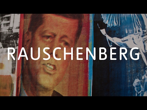 Ο Robert Rauschenberg [Ρόμπερτ Ράουσενμπεργκ] στην αναδρομική έκθεση της Tate Modern. Με τα Combines [Συνθέματα] του (1954-1964), όπου ενσωμάτωνε στη ζωγραφική αντικείμενα, φωτογραφίες και ευρήματα από τους δρόμους της Νέας Υόρκης, ο καλλιτέχνης διεύρυνε την αρχή του κολλάζ από την επιφάνεια στον τρισδιάστατο χώρο, γεφυρώνοντας τον αφηρημένο εξπρεσιονισμό με την ποπ αρτ. Βίντεο: Tate, 2017.