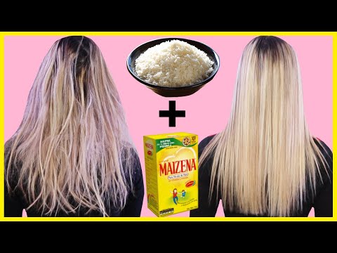 CABELLO LISO NATURAL CON ARROZ y MAIZENA | ALISADO SIN CALOR QUE SI FUNCIONA | NatyGloss