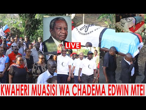 LIVE: CHADEMA WAFURIKA KUMZIKA MUASISI WA CHADEMA MZEE  EDWIN MTEI ARUSHA WATOA TAMKO LA KUMUENZI