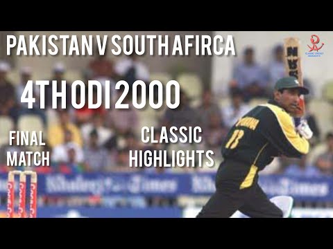 Pakistan gegen Südafrika | 4. ODI 2000 | Finale des Singapore Cup 2000 | Unbedingt ansehen!