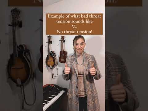 Releasing Throat Tension for Singing