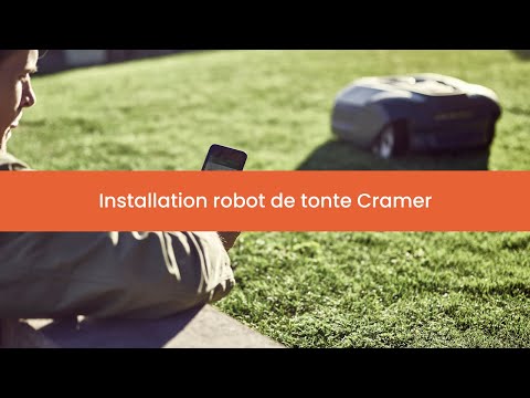 Installation robot de tonte Cramer