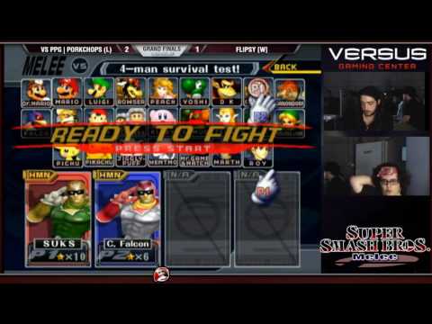 VS Weekly 12/11/16 - Grand Final - VS|PPG|PorkChops (Fox, Falco) vs Flipsy (ICs) - Melee
