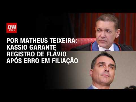 Eleições 2026: Kassio garante registro de Flávio Bolsonaro após erro em filiação | HORA H