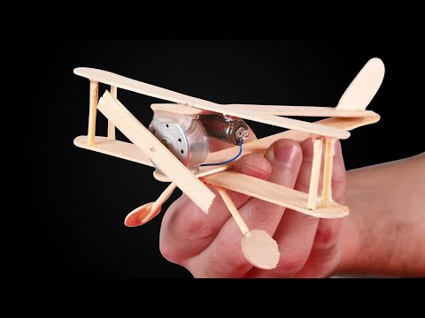 AMAZING DIY DC MOTOR AIRPLANE!