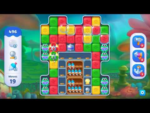 Fishdom Blast Level 496 - NO BOOSTERS GAMEPLAY 🐠 | SKILLGAMING ✔️