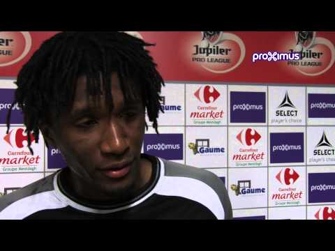 Clinton Mata après RCSC - Club Brugge KV