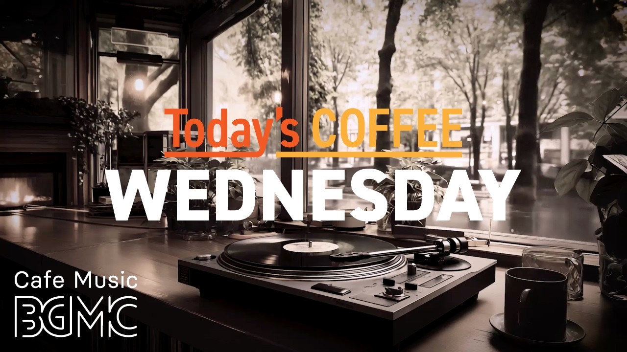 WEDNESDAY COFFEE: Vintage Spring Café Jazz ☕ Smooth Piano & Sax for Work & Relax