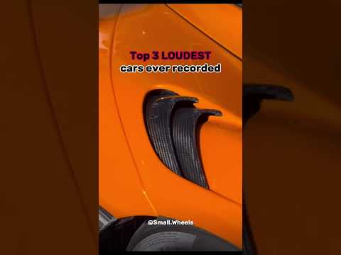 Top 3 Loudest cars ever 🔥recorded #automobile #edit #loud #racecar