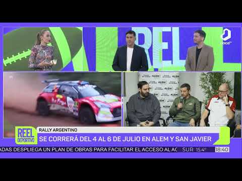 #ReelDeportivo: Lanzamiento del rally argentino en Alem y San Javier