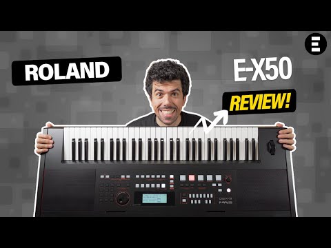 Roland E-X50 Arranger Keyboard 689 Sounds + 300 Rhythms + MIC Input w/ FX + 61-Keys | EGITANA.es