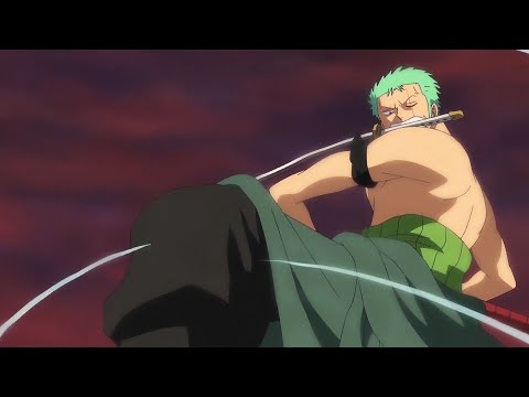 Zoro and Luffy team up to kill a dragon (Punk hazard)