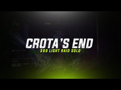 Destiny - Crota's End 390 Light Raid SOLO
