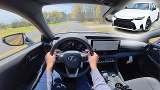 2026 Lexus IS350 F Sport Design: POV Drive, Walkaround and ASMR