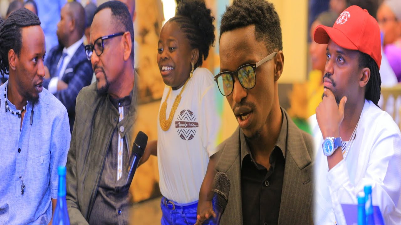 Riderman,Massamba ,Andy Bumuntu na Rumaga tubaguyeho ahantu hahiye  mbega abana we Minister arumiwe