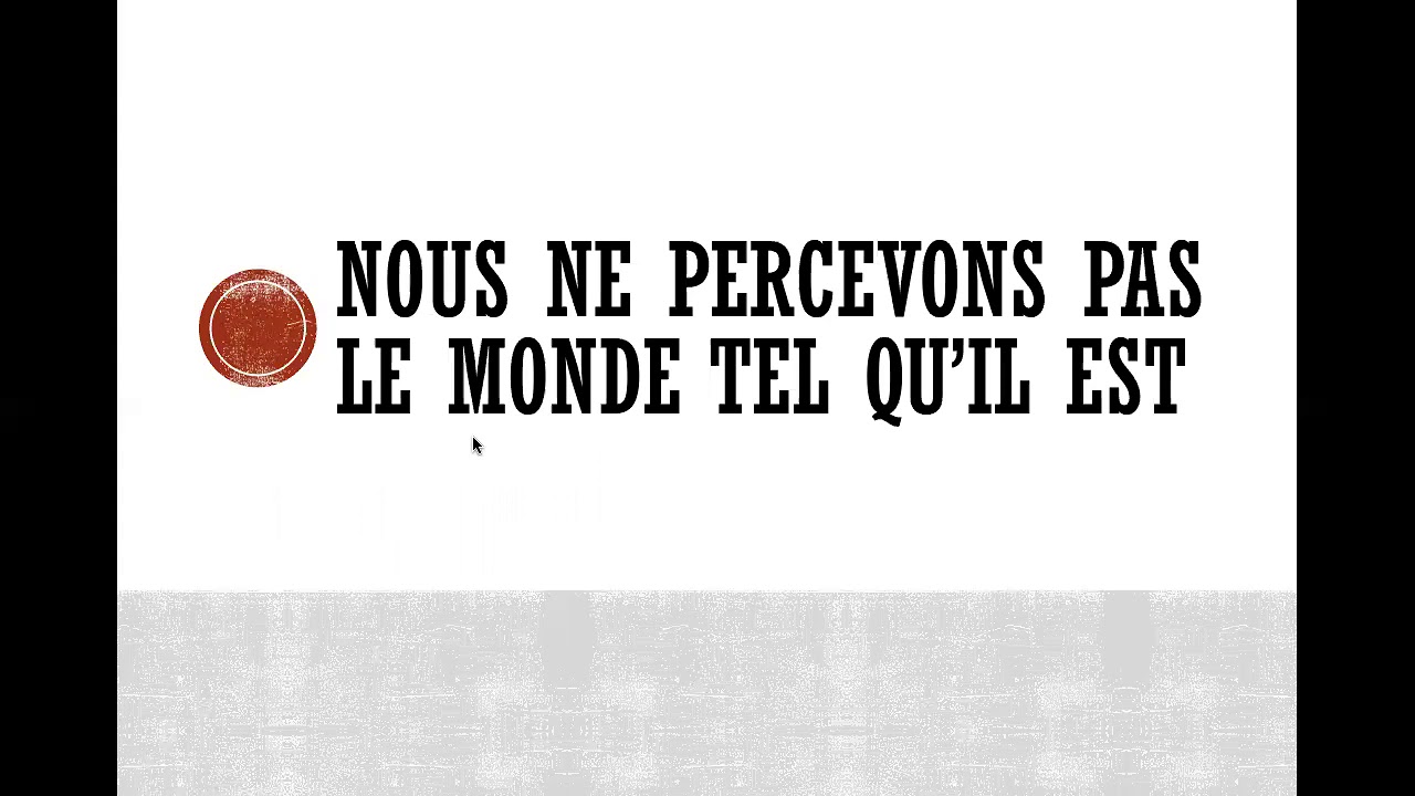 Licence 1 - Introduction psychologie cognitive - séance 1
