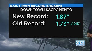 Downtown Sacramento Sets New Single-Day Rainfall Record