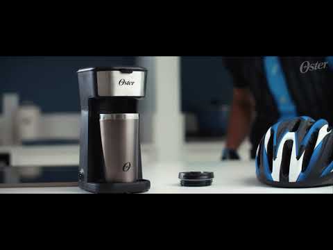 Video thumbnail of Cafeteira Elétrica Oster 2Day 2 em 1 com Copo Térmico OCAF200