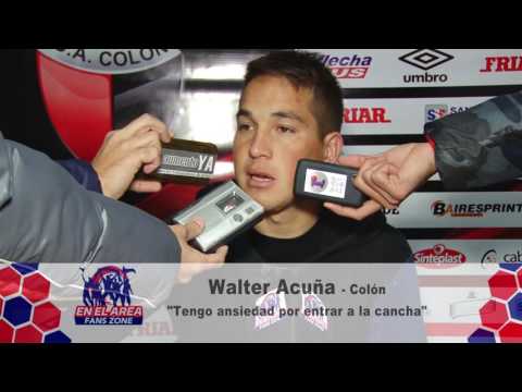 Walter Acuña espera su oportunidad