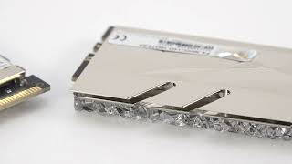 G.SKILL DDR4-3600 CL14 TRIDENT Z ROYAL ELITE 실버 패키지 (16GB(8Gx2))_동영상_이미지
