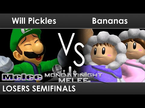 MNM 303 - Will Pickles (Luigi) VS Bananas (ICs) - Losers Semifinals - SSBM