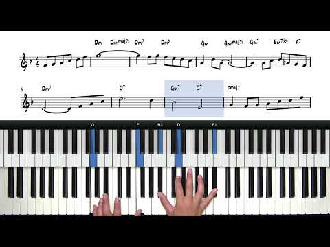 "In A Sentimental Mood" Piano Tutorial: Minor Chords & Progressions