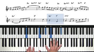 "In A Sentimental Mood" Piano Tutorial: Minor Chords &amp; Progressions